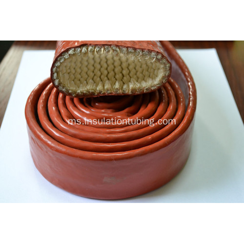 Hos dan kabel melindungi silikon bersalut Fiberglass Sleeving